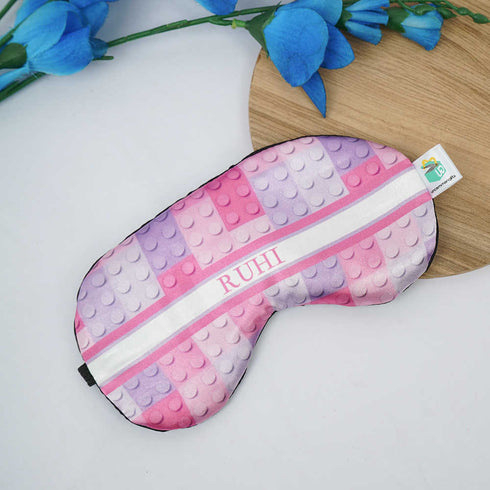 Personalised Kids Neck Pillow & Eye Mask Combo Gift Set
